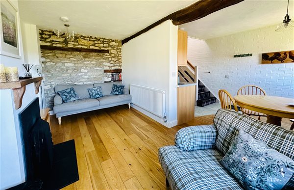 Open plan living area